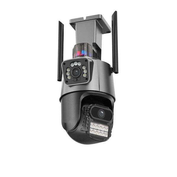 Camera de supraveghere 4G slot sim,8MP,Ultra HD,zoom 10X,lentile duble